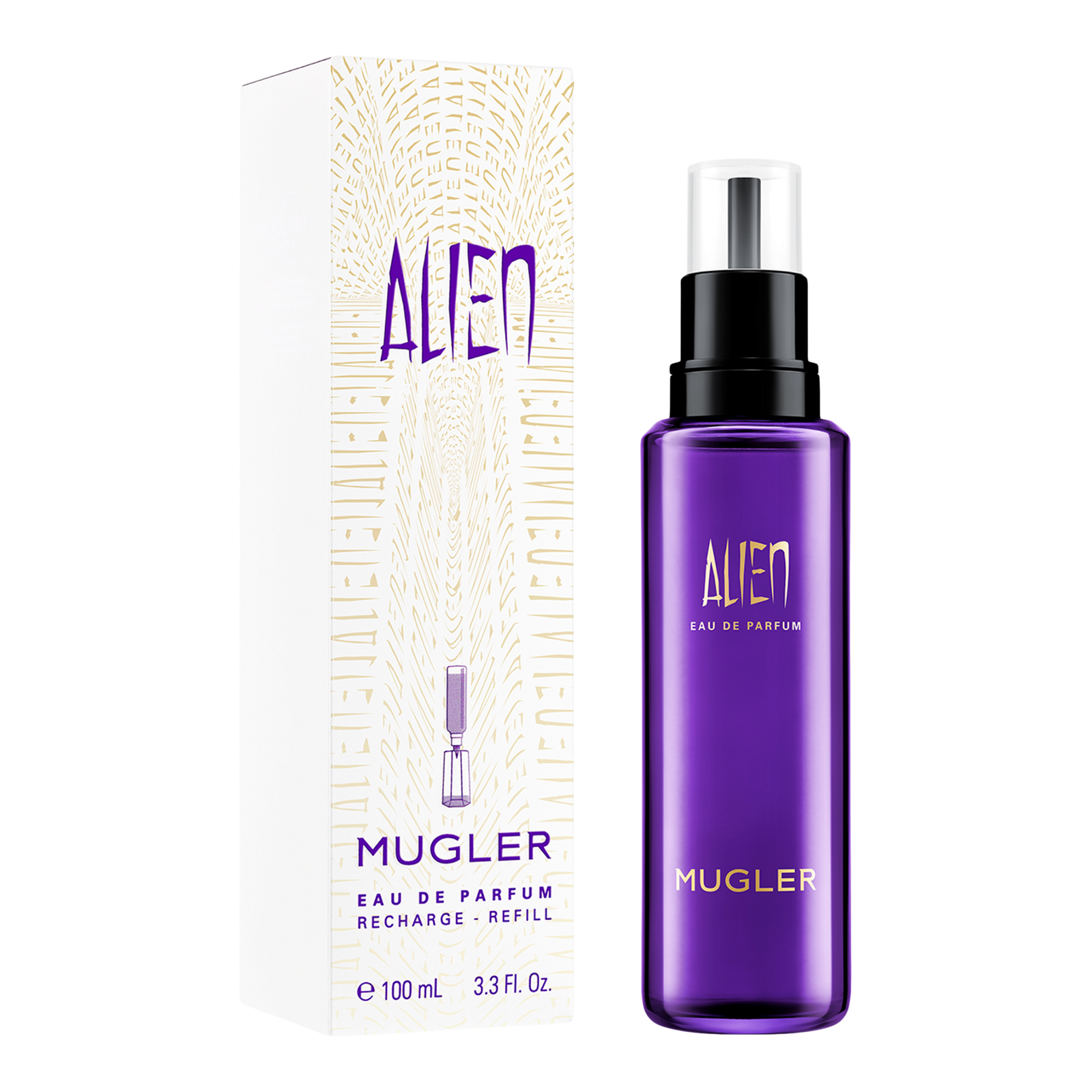 Alien Eau De Parfum Refill By Thierry Mugler - 3.4 oz Alien Eau De Parfum Refill By Thierry Mugler - 3.4 oz