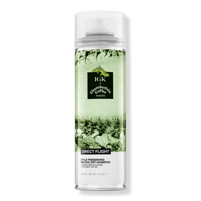 IGK Limited Edition Direct Flight x Chamberlain Coffee Matcha Dry Shampoo