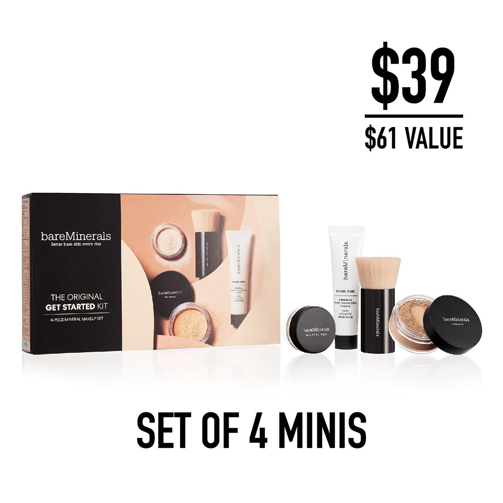The Original Get Started Kit 4 Piece Mineral Makeup Set
