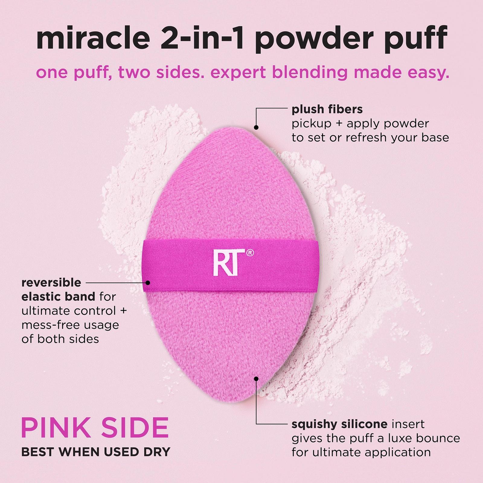 Miracle 2-In-1 Dual Sided Powder Puff