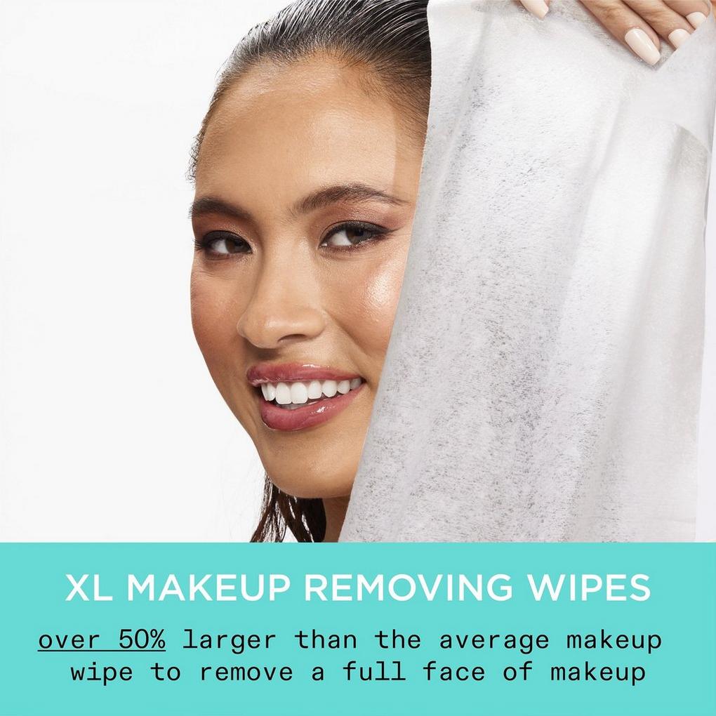 Real Clean XL Makeup Removing & Cleansing Wipes - Real Techniques