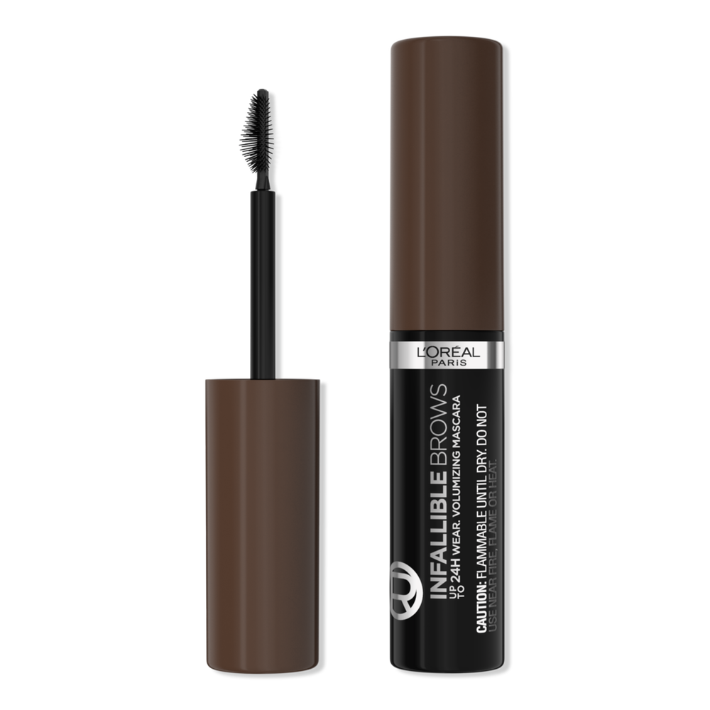 L'oreal Infallible Brows 24h Volumizing Mascara - Dark Brunette In Brown