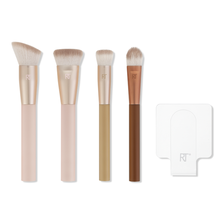 Real Techniques New Nudes Nothing But You Face Makeup Brush Set #1