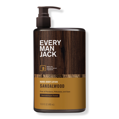 Every Man Jack Sandalwood Men's Hydrating Hand & Body Lotion