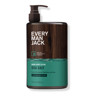 Every Man Jack Sea Salt Men's Hydrating Hand & Body Lotion