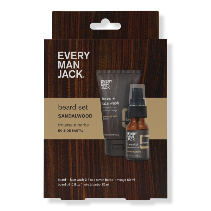 Every Man Jack Sandalwood Beard Trial and Travel Set #1
