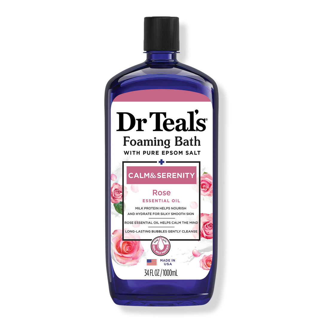 Dr Teal's Foaming Bath with Pure Epsom Salt, Calm & Serenity with Rose #1
