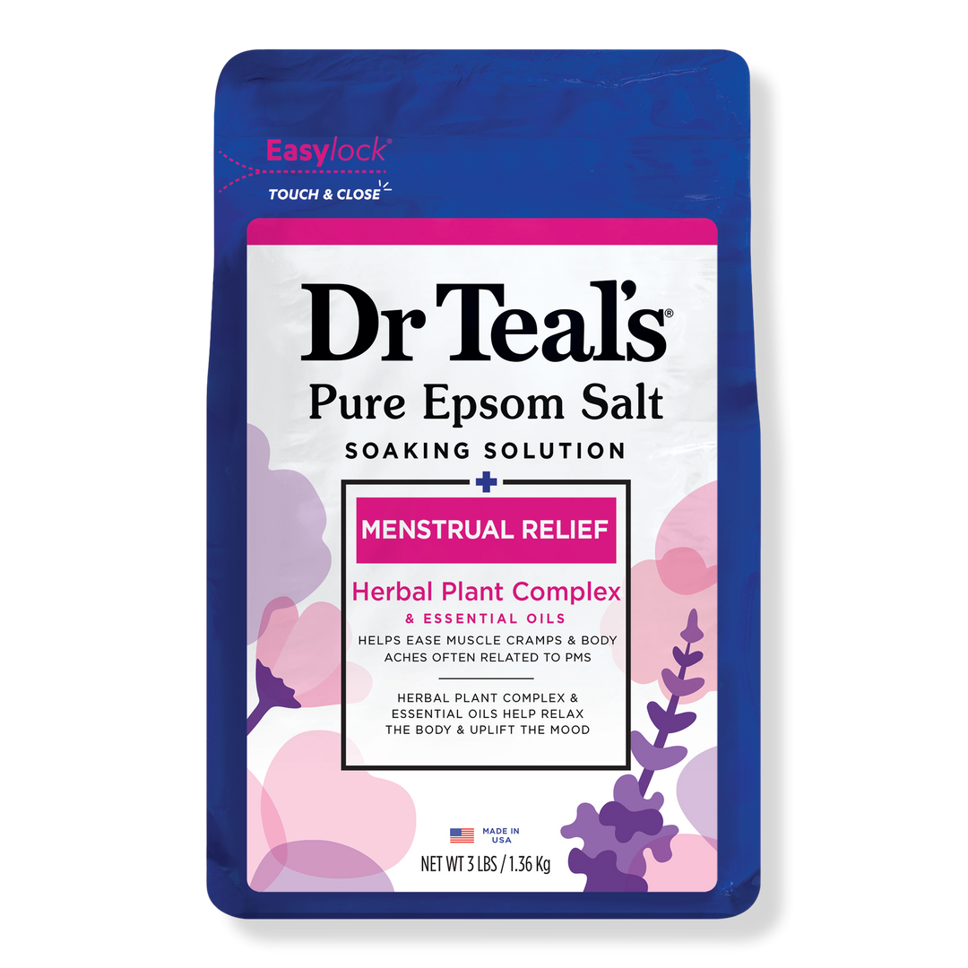 Dr Teal's Pure Epsom Salt Soaking Solution, Menstrual Relief #1
