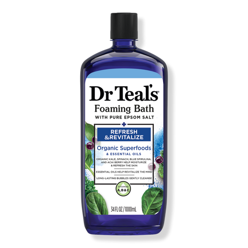 Dr Teal's Foaming Bath with Pure Epsom Salt, Refresh & Revitalize