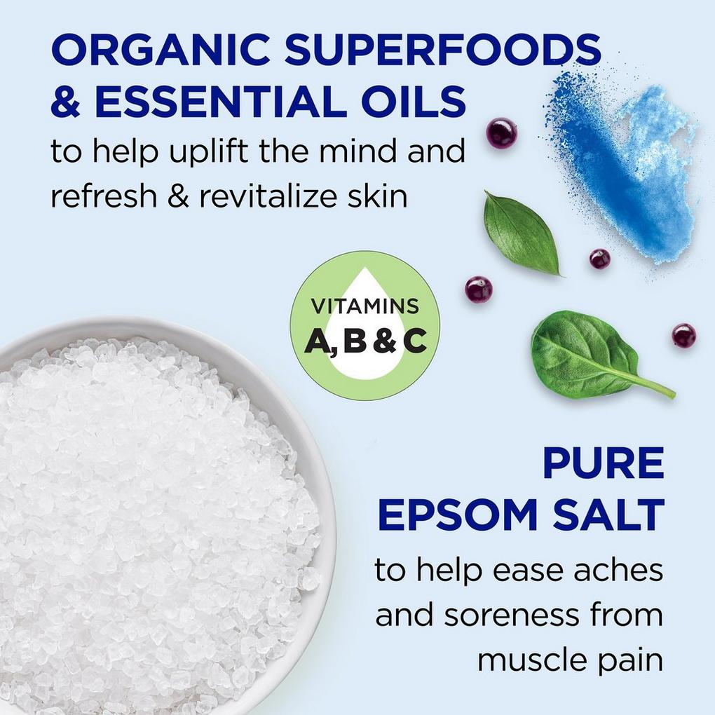 Dr. Teal's Foaming Bath with Pure Epsom Salt, Refresh & Revitalize - 34 fl oz