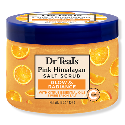 Dr Teal's Glow & Radiance Salt Scrub with Pure Epsom Salt & Citrus
