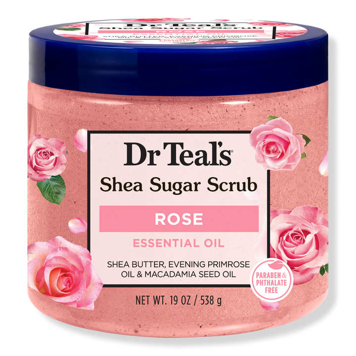 Dr Teal's Rose Shea Sugar Scrub #1