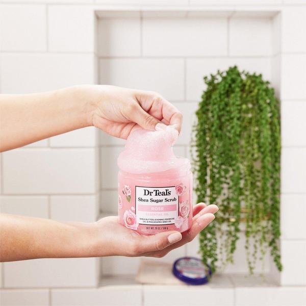 Dr Teal's Shea Sugar Scrub with Rose Essential Oil & Macadamia Oil #5