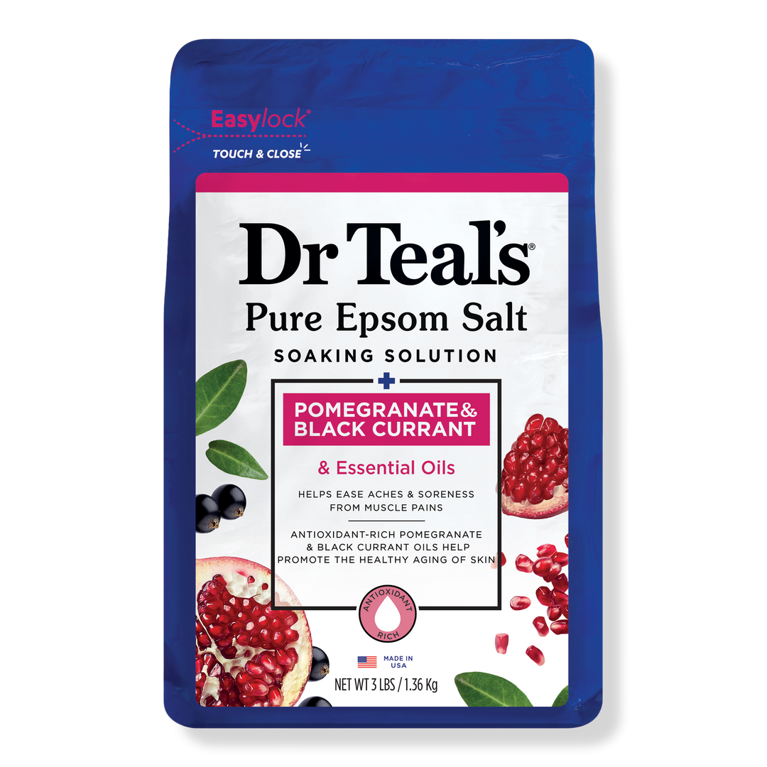 Dr Teal's Pure Epsom Salt Soak, Pomegranate Oil & Black Currant #1
