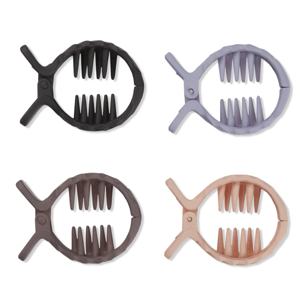 Ponytail Fish Plastic Claw Clips