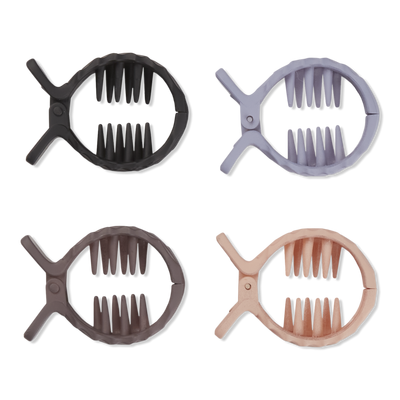 Scünci Ponytail Fish Plastic Claw Clips
