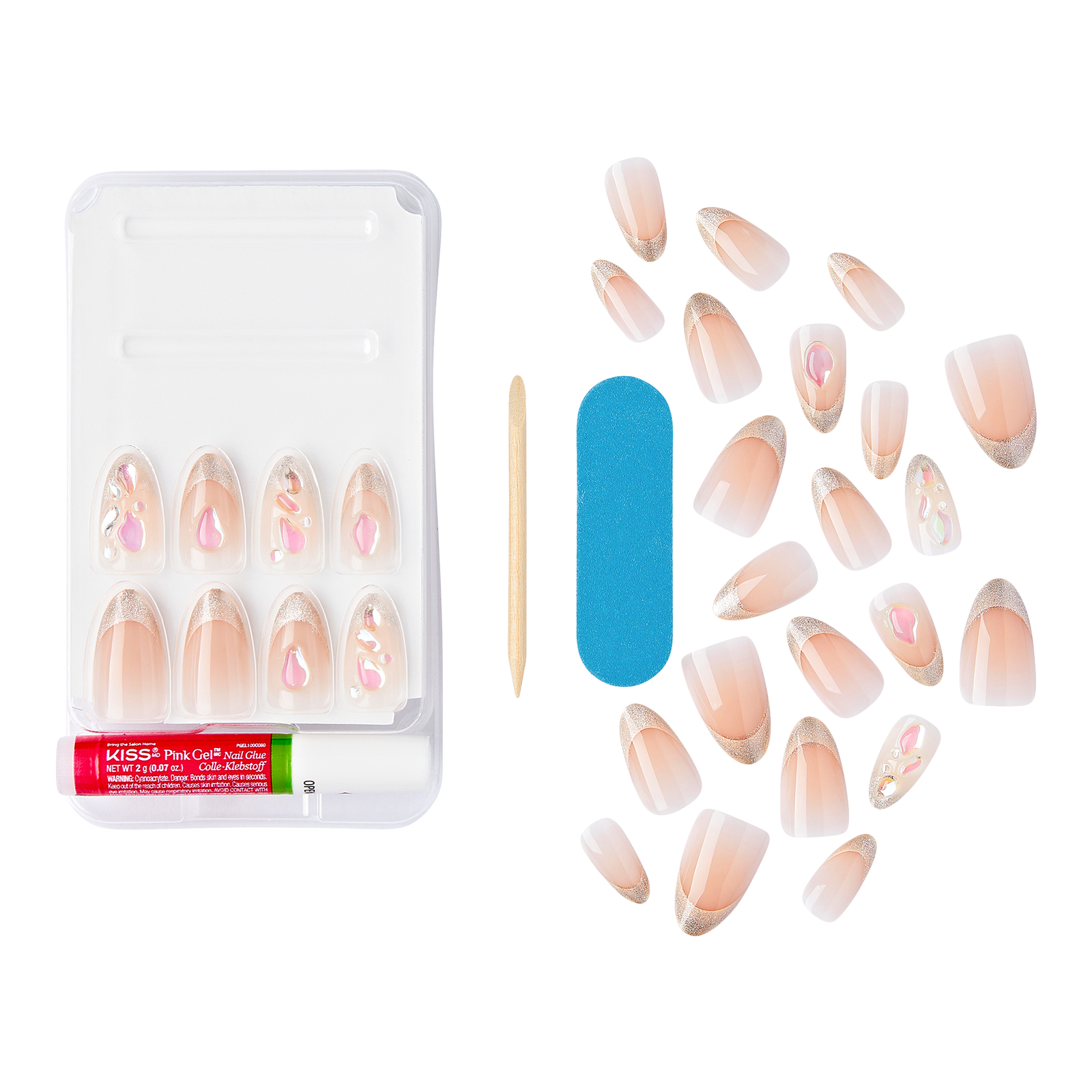 Nail Drip Glue-On Fake Nails