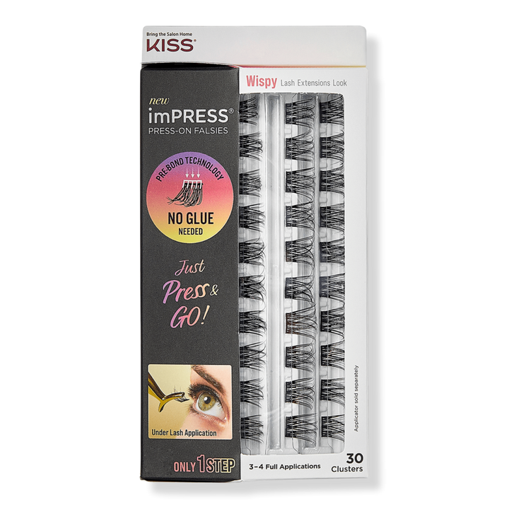 Kiss imPRESS Press-On Falsies Eyelash Clusters Wispy Refill Pack #1