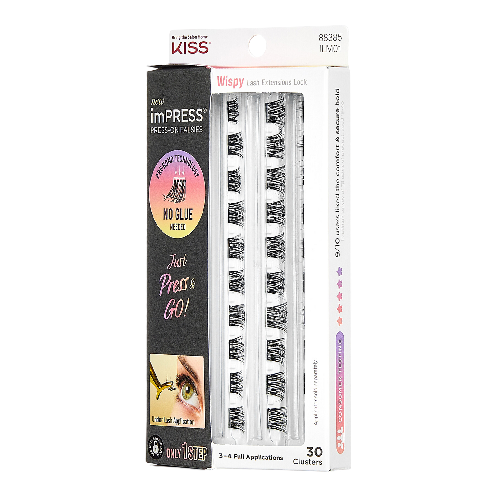 imPRESS Press-On Falsies Eyelash Clusters Wispy Refill Pack