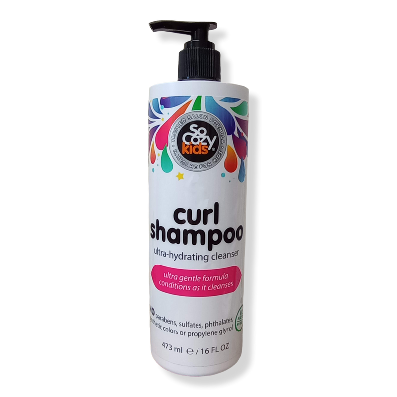 SoCozy - 16.0 oz Curl Shampoo Ultra -Hydrating Cleanser for Kids