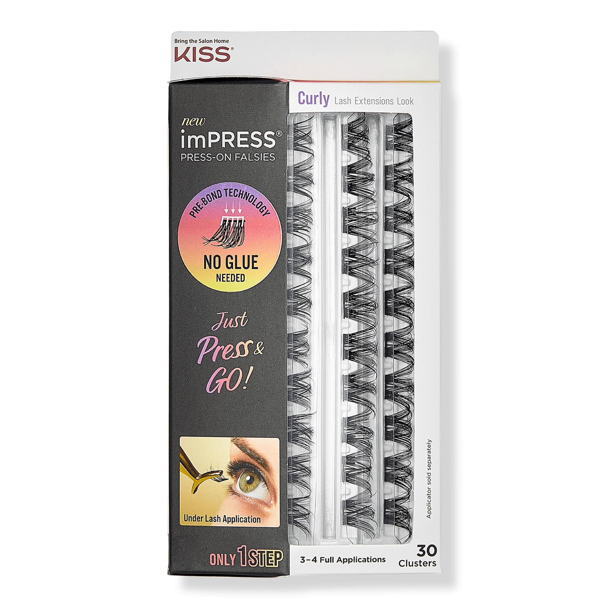 imPRESS Press-On Falsies Eyelash Curly Clusters Refill Pack