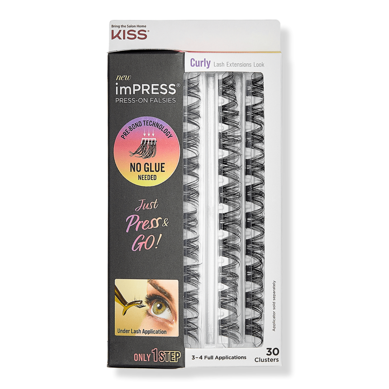 Kiss - imPRESS Press-On Falsies Eyelash Curly Clusters Refill Pack 