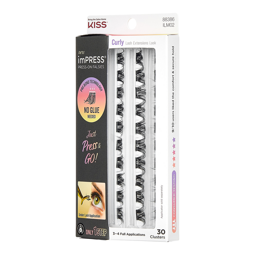 imPRESS Press-On Falsies Refills 30 Clusters - Curly