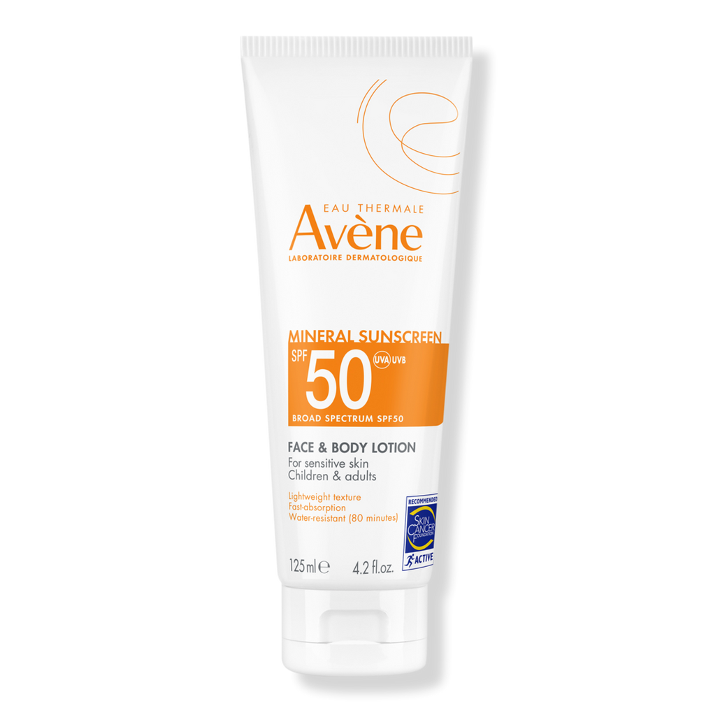 Envision Stien fleksibel Mineral Sunscreen Broad Spectrum SPF 50 Face and Body Lotion - Avène | Ulta  Beauty