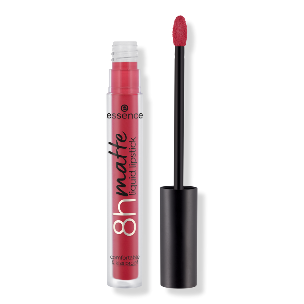 Essence 8h Matte Liquid Lipstick - Classic Red In Red