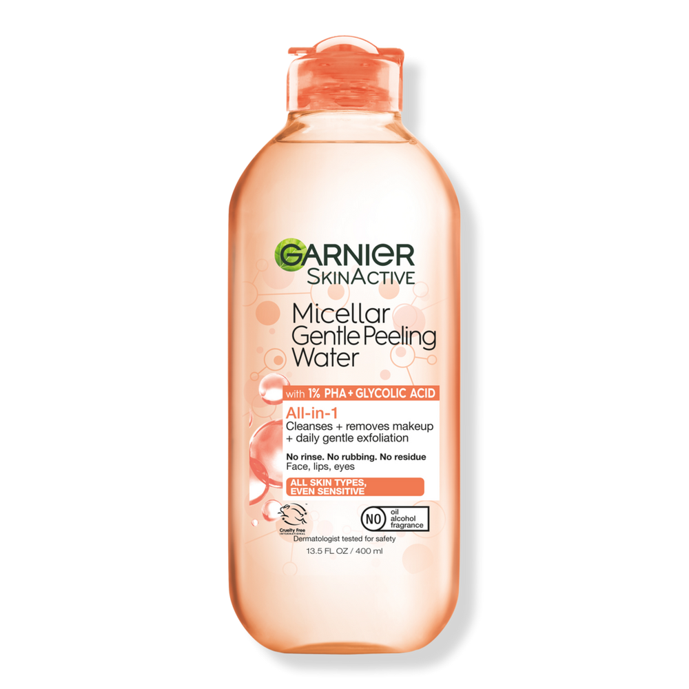 Garnier Micellar Skinactive Gentle Peeling Water With 1% Pha & Glycolic Acid