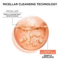 Micellar Skinactive Gentle Peeling Water with 1% PHA & Glycolic Acid