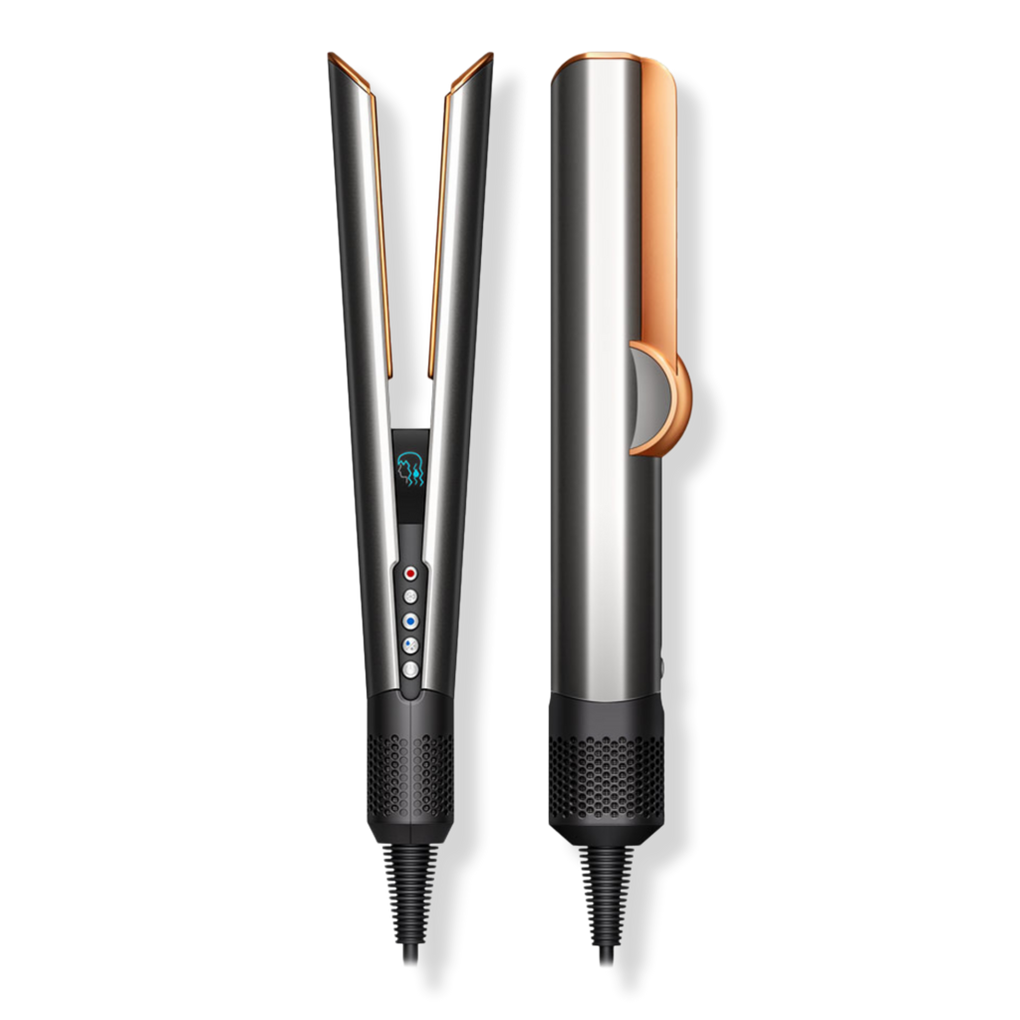 Hairitage Straight to It Flat Iron for Hair Straightening & Frizz Control | Ceramic Tourmaline Straightener for All Hair Types | Auto Shut Off, Gray