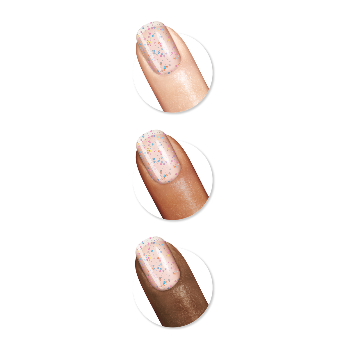 Insta-Dri Nail Polish, Neutrals - Sprinkle, Sprinkle