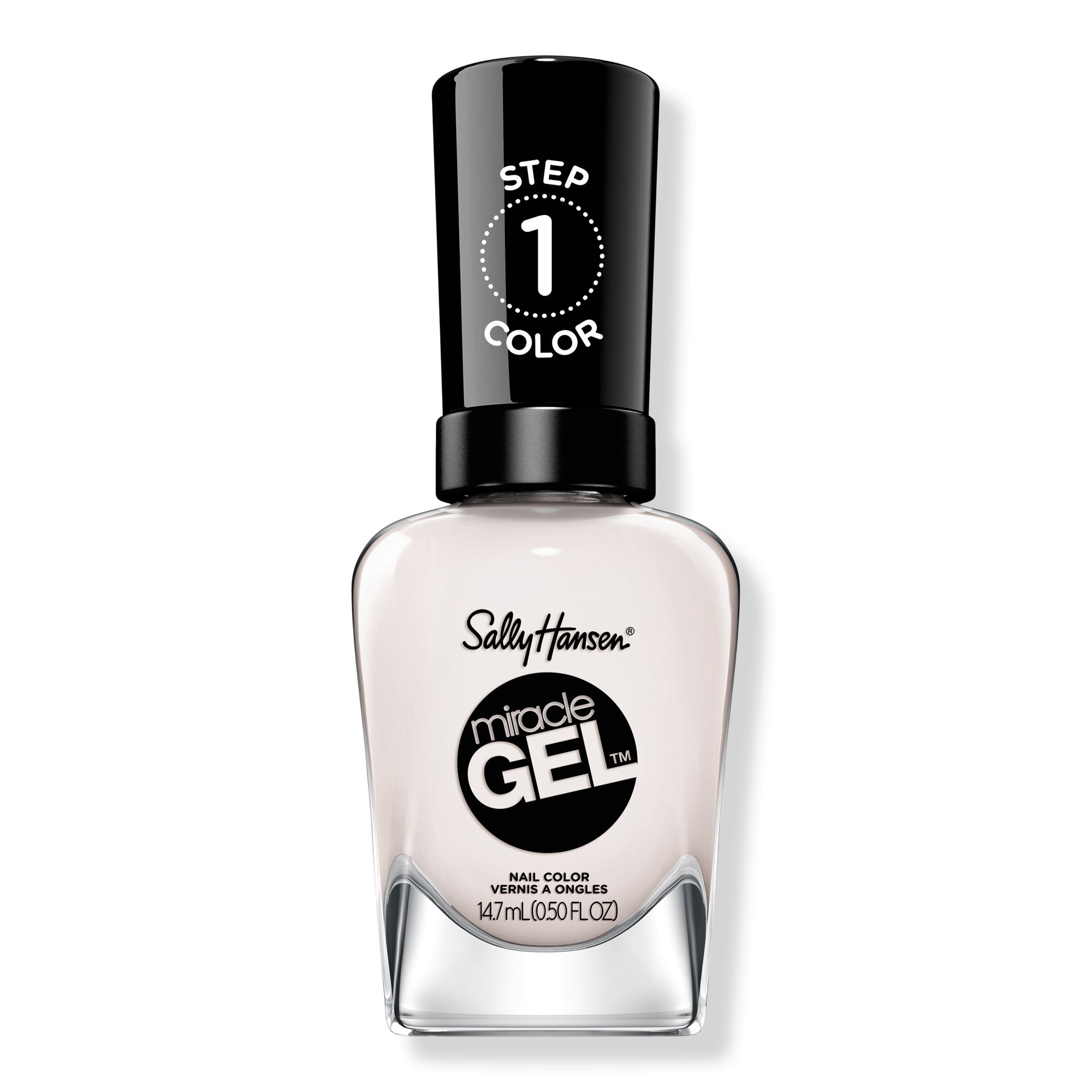 Sally Hansen Miracle Gel Nail Polish, Blacks, Whites, & Nudes #1