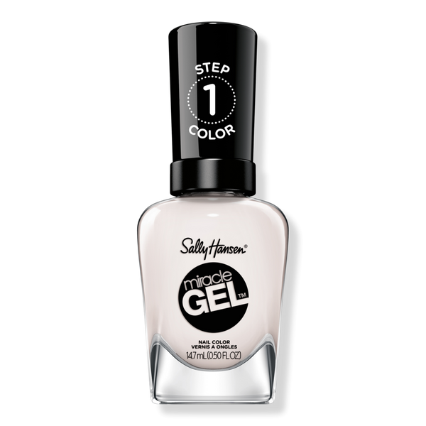 Sally Hansen Miracle Gel Nail Polish, Blacks, Whites, & Nudes #1