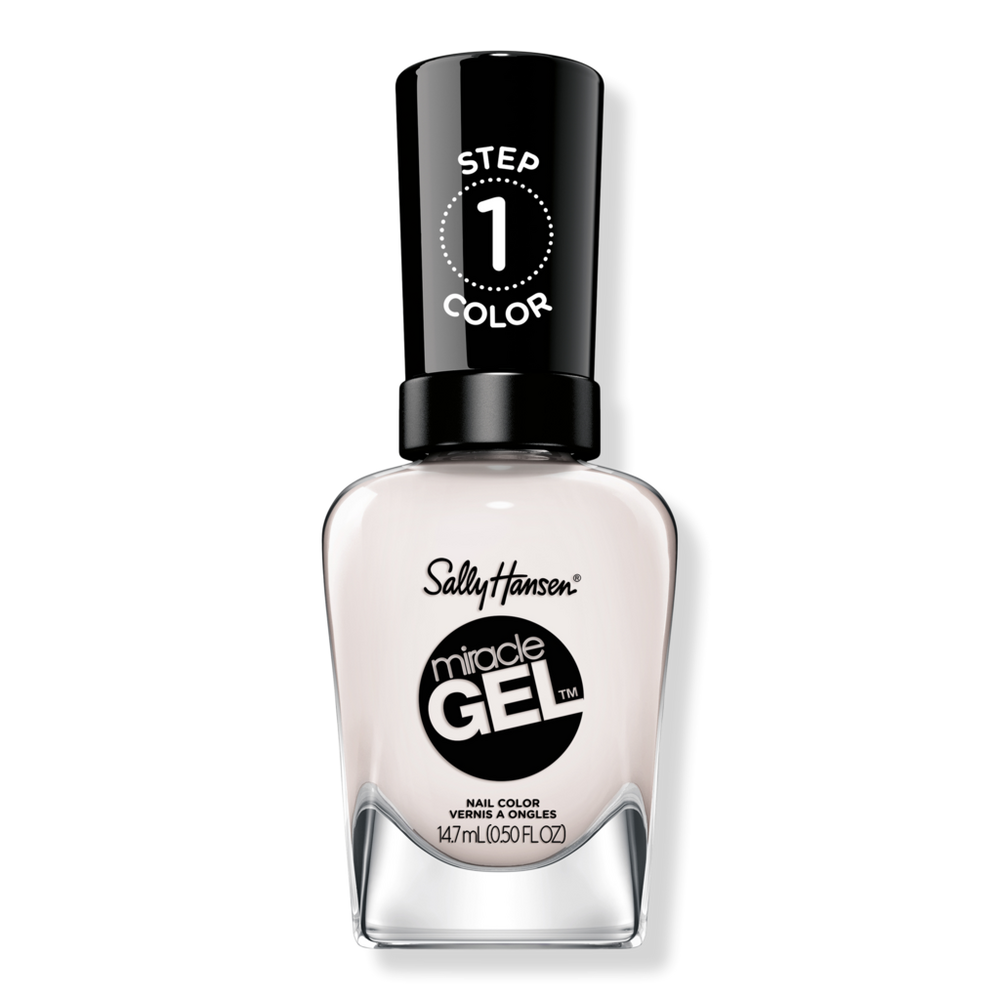Sally Hansen Miracle Gel Nail Polish, Blacks, Whites, & Nudes - Ski Bunny