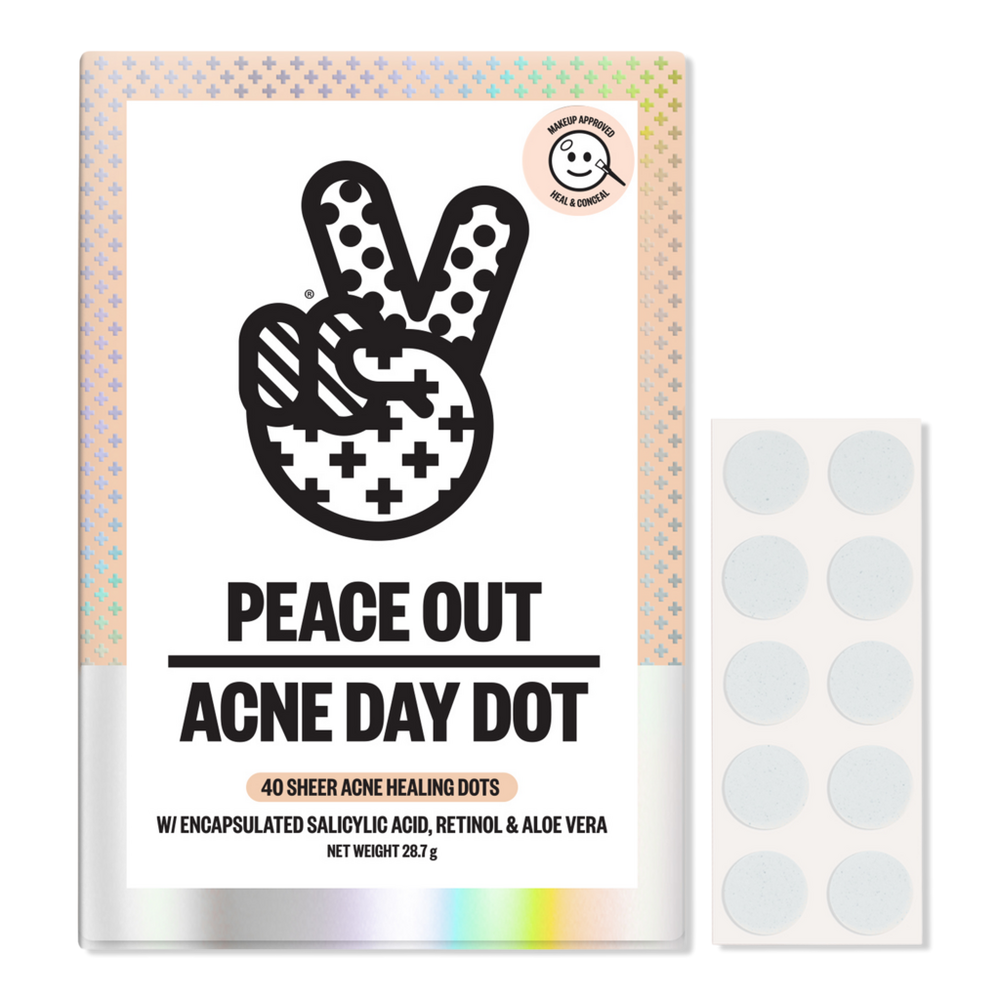 Peace Out Salicylic Acid Sheer Acne Day Dots - 40 Ct ($38 Value)