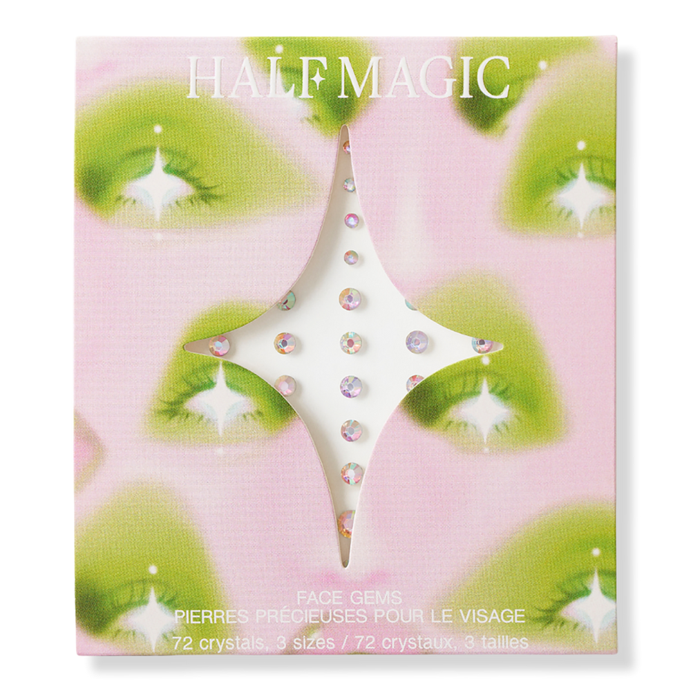 Half Magic Iridescent Sparkle Self-adhesive Face Gems
