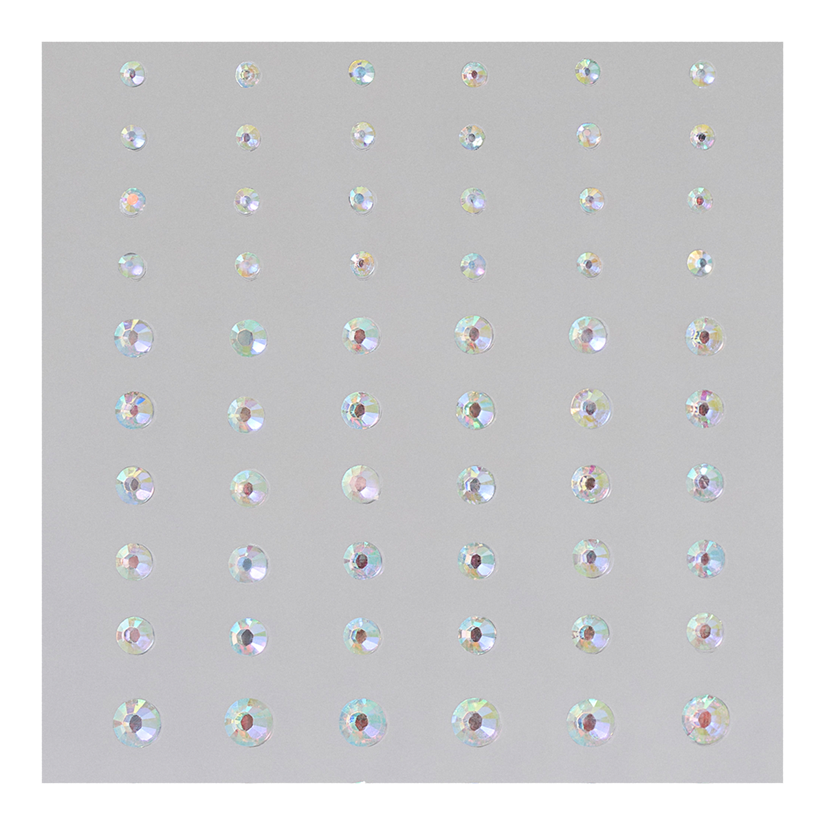 Iridescent Sparkle Self-Adhesive Face Gems