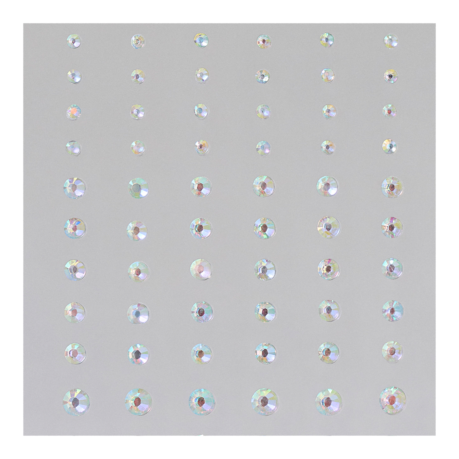 Iridescent Sparkle Self-Adhesive Face Gems