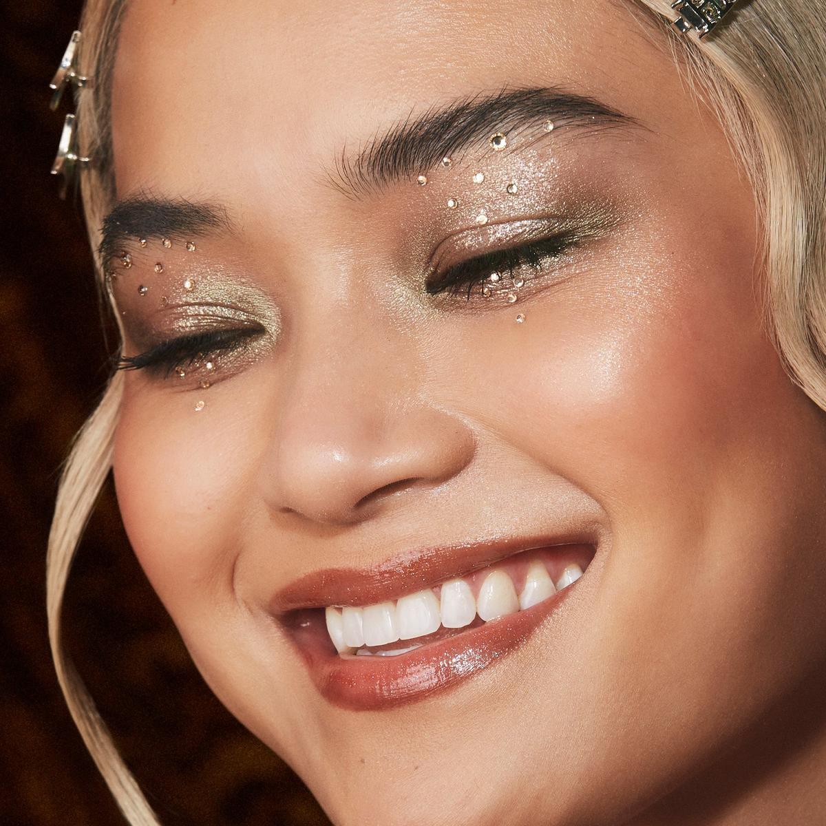 Crystalline Nude Self-Adhesive Face Gems