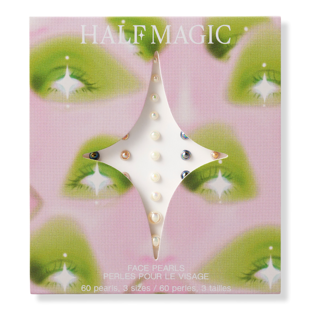 Half Magic Classic Iridescent Self-adhesive Face Pearls