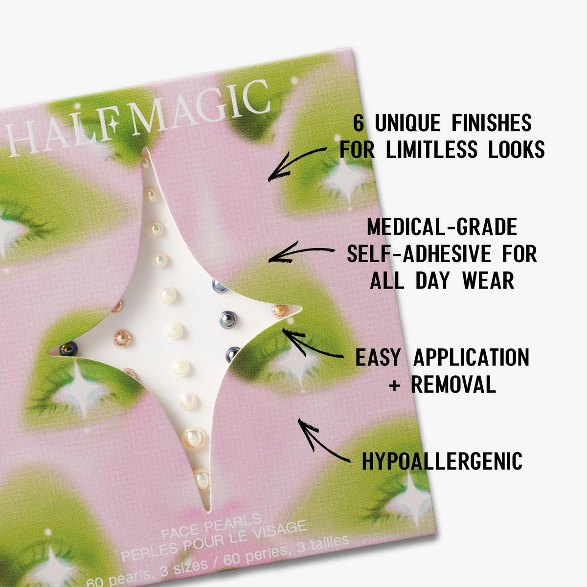 Classic Iridescent Self-Adhesive Face Pearls