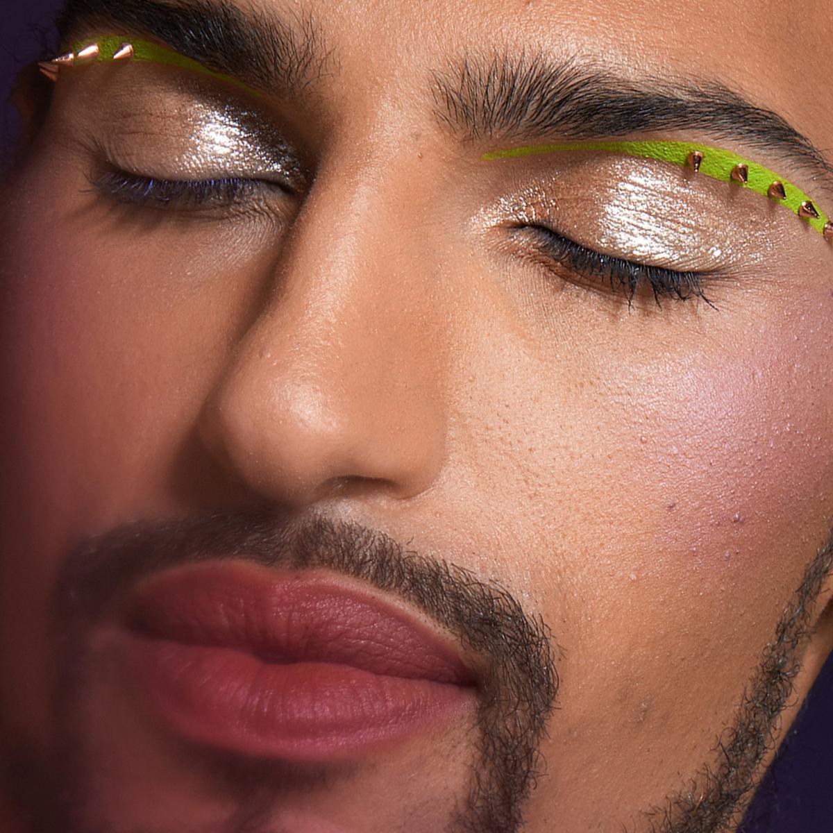 Bold Metallic Self-Adhesive Face Studs