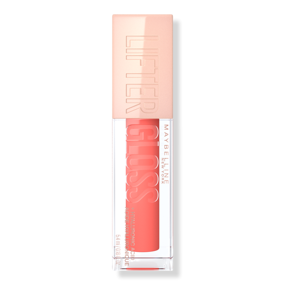 Maybelline Lifter Gloss Candy Drop Lip Gloss With Hyaluronic Acid - Peach Ring In Orange
