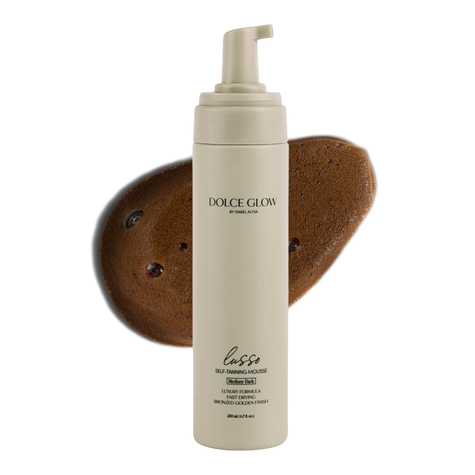 Lusso Self-Tanning Mousse in Medium to Dark