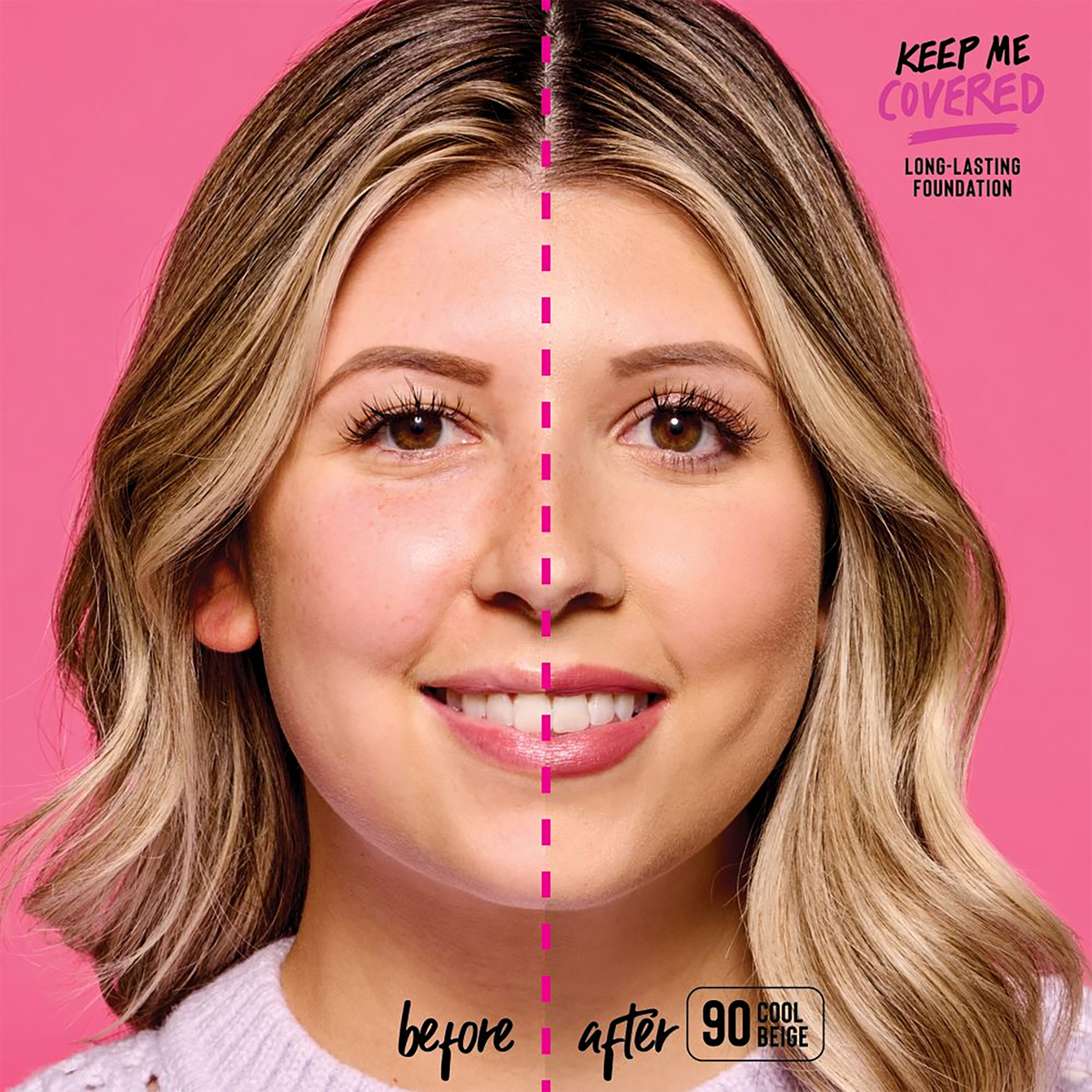 Keep Me Covered Long-Lasting Foundation - Cool beige