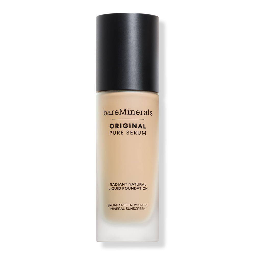 Bareminerals Original Pure Serum Radiant Natural Liquid Foundation Mineral Spf 20 - Fair Warm 1