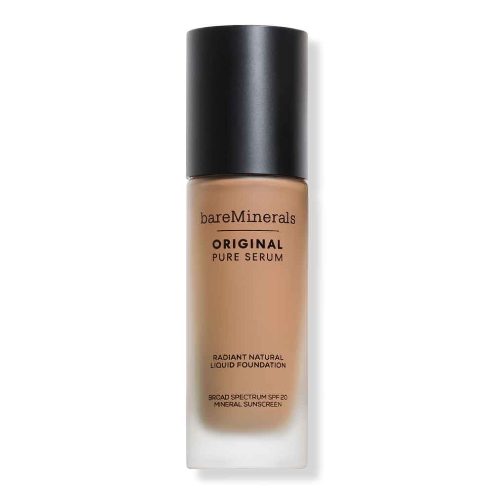 Bareminerals Original Pure Serum Radiant Natural Liquid Foundation Mineral Spf 20 - Medium Cool 3.5