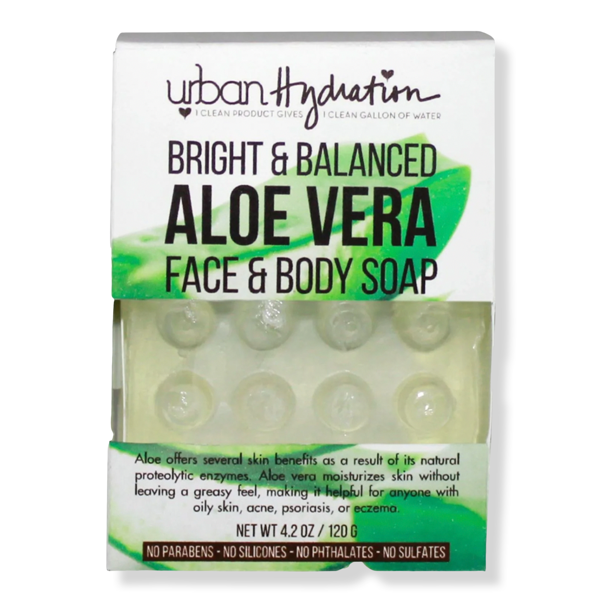 Urban Hydration Aloe Vera Leaf Face & Body Bar Soap #1